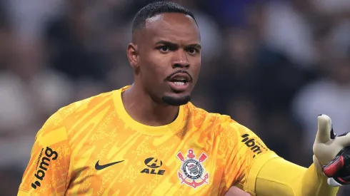 Carlos Miguel durante partida entre Corinthians e América-RN, na Neo Química Arena, pela Copa do Brasil 2024.