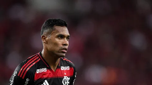 Alexsandro jogador do Flamengo durante partida contra o Vasco no estádio Maracanã pelo campeonato Carioca 2025. Foto: Thiago Ribeiro/AGIF
