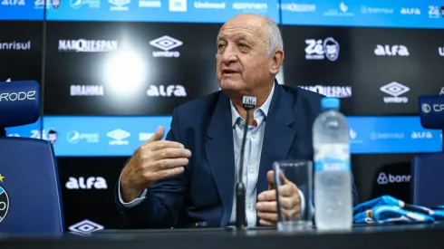 Felipão, novo coordenador técnico do Grêmio. Foto: Lucas Uebel/Grêmio.