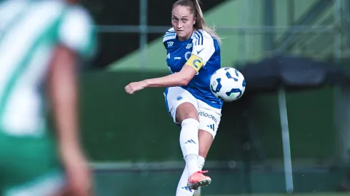 Jogadora Cruzeiro. Foto: Gustavo Martin/Cruzeiro