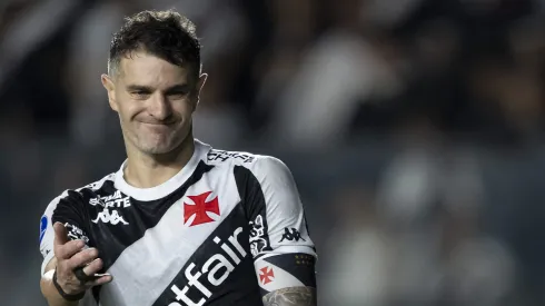 Vegetti, jogador do Vasco, lamenta durante partida contra o Lanús-ARG, pela Copa Sul-Americana. Foto: Jorge Rodrigues/AGIF.