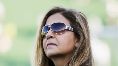 SP – CAMPINAS – 28/09/2024 – BRASILEIRO A 2024, PALMEIRAS X ATLETICO-MG – Leila Pereira presidente do Palmeiras durante partida contra o Atletico-MG no estadio Brinco de Ouro pelo campeonato Brasileiro A 2024.