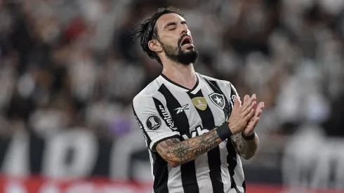 Mastriani, jogador do Botafogo, durante partida contra o Carabobo-VEN, pela CONMEBOL Libertadores. Foto: Thiago Ribeiro/AGIF.