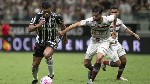 MG – BELO HORIZONTE – 28/10/2023 – BRASILEIRO A 2023, ATLETICO-MG X FLUMINENSE – Hulk jogador do Atletico-MG durante partida contra o Fluminense no estadio Arena MRV pelo campeonato Brasileiro A 2023. Foto: Alessandra Torres/AGIF