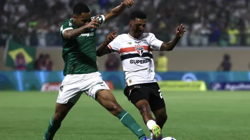 São Paulo perdeu para o Palmeiras pelo Brasileirão. Foto: Marcello Zambrana/AGIF
