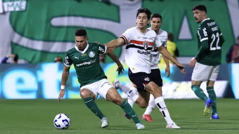 Palmeiras x São Paulo pelo Campeonato Brasileiro A 2025. Foto: Marcello Zambrana/AGIF