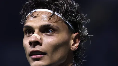 SP – BARUERI – 11/05/2025 – BRASILEIRO A 2025, PALMEIRAS X SAO PAULO – Richard Rios jogador do Palmeiras durante partida contra o Sao Paulo no estadio Arena Barueri pelo campeonato Brasileiro A 2025.