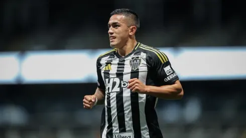 Cuello marcou um dos gols do Atlético-MG na partida. Foto: Pedro Souza/Atlético-MG