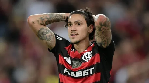 Pedro, atacante do Flamengo contra o Botafogo pelo Brasileirão
