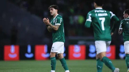 SP – SAO PAULO – 22/05/2025 – COPA DO BRASIL 2025, PALMEIRAS X CEARA – Mauricio jogador do Palmeiras durante partida contra o Ceara no estadio Arena Allianz Parque pelo campeonato Copa Do Brasil 2025. Foto: Ettore Chiereguini/AGIF