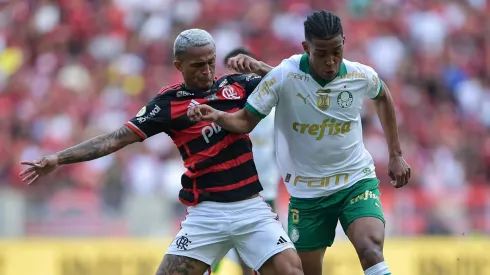 Palmeiras x Flamengo se enfrentam pelo Campeonato Brasileiro A 2025. Foto: Thiago Ribeiro/AGIF