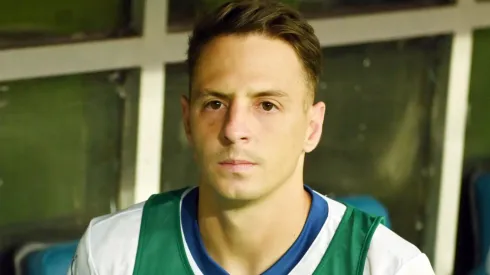 Arias durante partida do Bahia na Série A