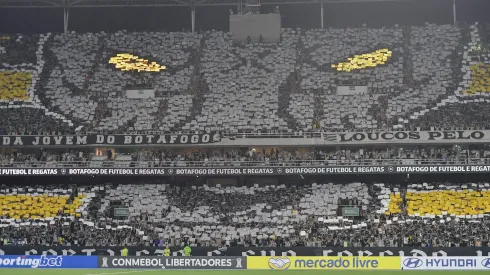 Torcida do Botafogo durante partida contra a Universidad de Chile-CHI, pela CONMEBOL Liberadores. Foto: Thiago Ribeiro/AGIF.