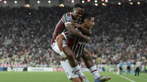 Serna jogador do Fluminense durante partida contra o Once Caldas no estádio Maracanã pelo campeonato Copa Sul-americana 2025. Foto: Thiago Ribeiro/AGIF