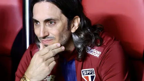 SP – SAO PAULO – 27/05/2025 – COPA LIBERTADORES 2025, SAO PAULO X TALLERES – Luis Zubeldia tecnico do Sao Paulo durante partida contra o Talleres no estadio Morumbi pelo campeonato Copa Libertadores 2025. Foto: Marcello Zambrana/AGIF