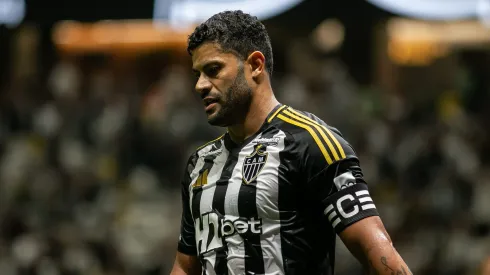 Hulk jogador do Atlético durante partida contra o Cienciano no estádio Arena MRV pelo campeonato Copa Sul-americana 2025.