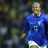 Jhonson comemora estreia e gol com a camisa da Seleção Brasileira Feminina