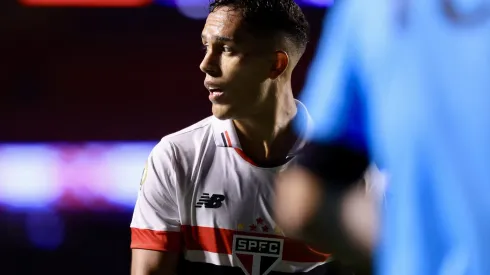 SP – SAO PAULO – 27/06/2024 – BRASILEIRO A 2024, SAO PAULO X CRICIUMA – Igor Vinicius jogador do Sao Paulo durante partida contra o Criciuma no estadio Morumbi pelo campeonato Brasileiro A 2024. Foto: Marcello Zambrana/AGIF