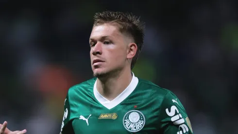 Bruno Fuchs durante partida do Palmeiras – Foto: Ettore Chiereguini/AGIF