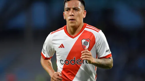 CORDOBA, ARGENTINA – DECEMBER 03: Esequiel Barco of River Plate looks on during a quarter final match of Copa de la Liga Profesional 2023 between River Plate and Belgrano at Mario Alberto Kempes Stadium on December 03, 2023 in Cordoba, Argentina. (Photo by Hernan Cortez/Getty Images)