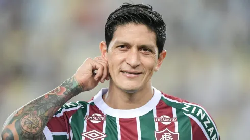 Cano jogador do Fluminense durante partida contra o Aparecidense no estádio Maracanã pelo campeonato Copa do Brasil.