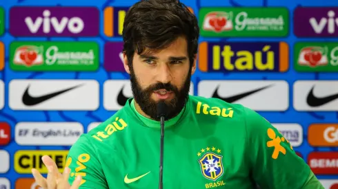 Coletiva da Seleção Brasileira – Alisson, jogador da Seleção Brasileira. Foto: AGIF Foto: Pedro H. Tesch/AGIF