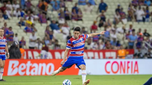 CE – FORTALEZA – 21/05/2025 – COPA DO BRASIL 2025, FORTALEZA X RETRO – pol Fernandez jogador do Fortaleza durante partida contra o Retro no estadio Arena Castelao pelo campeonato Copa Do Brasil 2025. Foto: Baggio Rodrigues/AGIF
