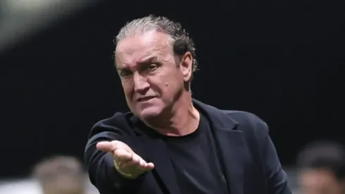 Cuca durante triunfo do Galo em Belo Horizonte.