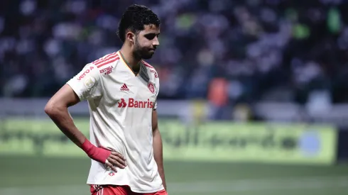 Kaique Rocha jogador do Internacional durante partida contra o Palmeiras no estadio Arena Allianz Parque pelo campeonato Brasileiro A 2022. Foto: Ettore Chiereguini/AGIF