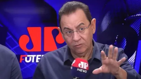 Flavio Prado, em transmissão da Jovem Pan – Foto: Reprodução/Youtube