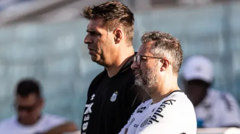 Gustavo Ferreira e Alexandre Mattos lideram Departamento de Futebol (Crédito: Raul Baretta/Santos FC)