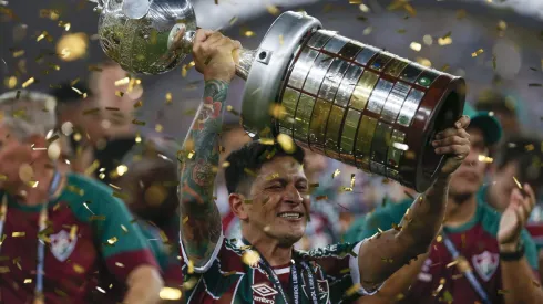 Germán Cano comemorando a Libertadores 2023 – (Photo by Ricardo Moreira/Getty Images)