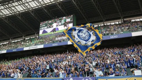 Torcida do Ulsan HD-COR fazendo a festa. Foto: Divulgação/Ulsan HD.
