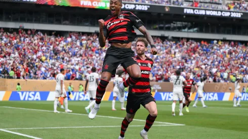 PHILADELPHIA, PENNSYLVANIA – JUNE 20: Bruno Henrique #27 of CR Flamengo celebrates scoring his team's first goal during the FIFA Club World Cup 2025 group D match between CR Flamengo and Chelsea FC at Lincoln Financial Field on June 20, 2025 in Philadelphia, Pennsylvania. (Photo by David Ramos/Getty Images)
