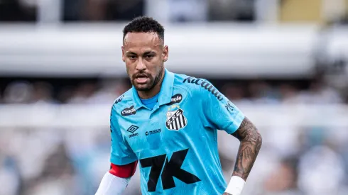 Neymar durante partida contra o Fogão