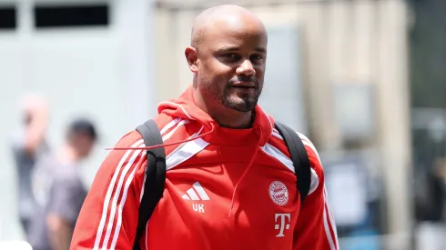 CHARLOTTE, NORTH CAROLINA – JUNE 24: Vincent Kompany, Head Coach of FC Bayern Munchen, arrives at the stadium prior to the FIFA Club World Cup 2025 group C match between SL Benfica and FC Bayern München at Bank of America Stadium on June 24, 2025 in Charlotte, North Carolina. (Photo by Kevin C. Cox/Getty Images)