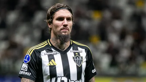 Lyanco, jogador do Atlético-MG, durante partida contra o Cienciano-PER, pela Copa Sul-Americana. Foto: Fernando Moreno/AGIF.