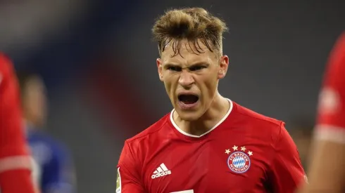 Kimmich com a camisa do Bayern de Munique. Foto: Alexander Hassenstein/Bongarts/Getty Images