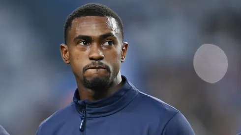 PORTO, PORTUGAL – FEBRUARY 21: Otavio of Porto looks on before the UEFA Champions League 2023/24 round of 16 first leg match between FC Porto and Arsenal FC at Estadio do Dragao on February 21, 2024 in Porto, Portugal. (Photo by Michael Regan/Getty Images)