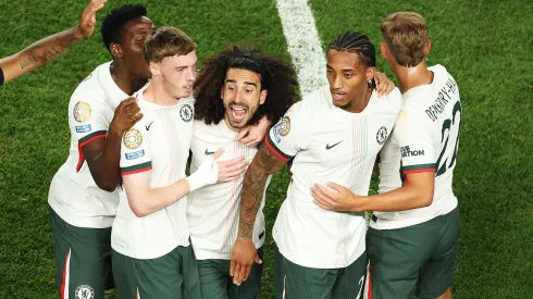 Equipe do Chelsea diante do Palmeiras – (Photo by Al Bello/Getty Images)