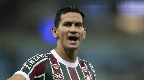 RJ – RIO DE JANEIRO – 14/05/2025 – COPA SUL-AMERICANA 2025, FLUMINENSE X UNION ESPANOLA – Paulo Henrique Ganso jogador do Fluminense durante partida contra o Union Espanola no estadio Maracana pelo campeonato Copa Sul-americana 2025.