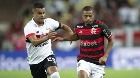 Flamengo x São Paulo se enfrentam pelo Brasileirão. Foto: Jorge Rodrigues/AGIF