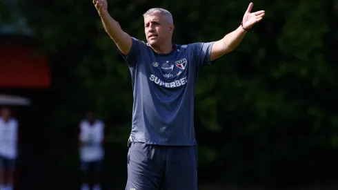 Crespo treinando no São Paulo – Foto: Flick oficial do SPFC