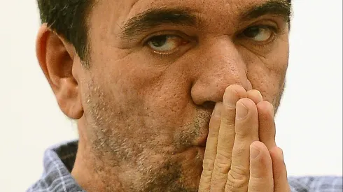 Andres Sanchez durante cerimônia de entrega das obras da Neo Química Arena, em 2014.