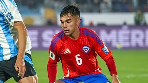 Vicente Pizarro pela seleção do Chile. Foto: Marcelo Hernandez/Getty Images