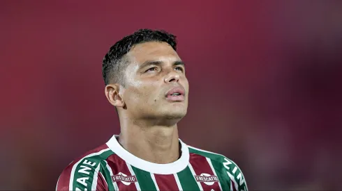 RJ – RIO DE JANEIRO – 17/07/2025 – BRASILEIRO A 2025, FLUMINENSE X CRUZEIRO – Thiago Silva jogador do Fluminense durante partida contra o Cruzeiro no estadio Maracana pelo campeonato Brasileiro A 2025. Foto: Thiago Ribeiro/AGIF