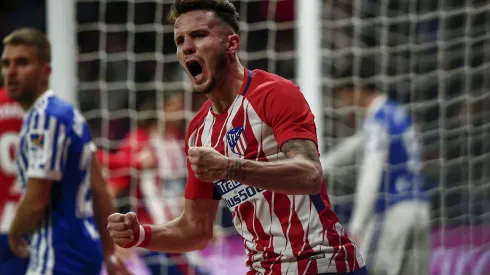 Saul em ação no Atlético de Madrid (Photo by Gonzalo Arroyo Moreno/Getty Images) *** Local Caption ***Saul Niguez