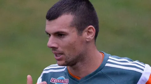Wagner durante treinamento pelo Fluminense, nas Laranjeiras, em 2015.