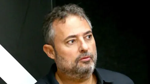 SP – SANTOS – 25/06/2025 – SANTOS, APRESENTACAO – Executivo de futebol Alexandre Mattos durante sua apresentacao oficial em coletiva de imprensa realizada no Vila Belmiro.