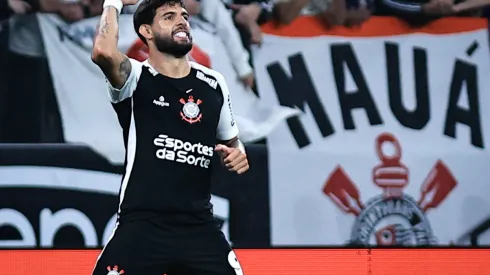 SP – SAO PAULO – 21/05/2025 – COPA DO BRASIL 2025, CORINTHIANS X NOVORIZONTINO – Yuri Alberto jogador do Corinthians comemora seu gol durante partida contra o Novorizontino no estadio Arena Corinthians pelo campeonato Copa Do Brasil 2025. Foto: Fabio Giannelli/AGIF